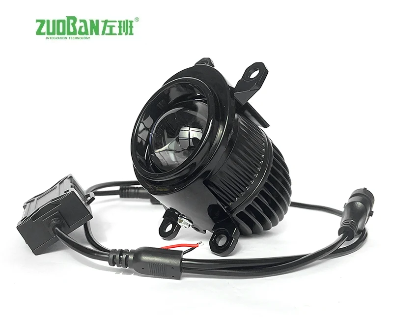 2 düymlük lens yüksək parlaqlıq LED Bi-Ksenon 3 rəngli duman işıqları