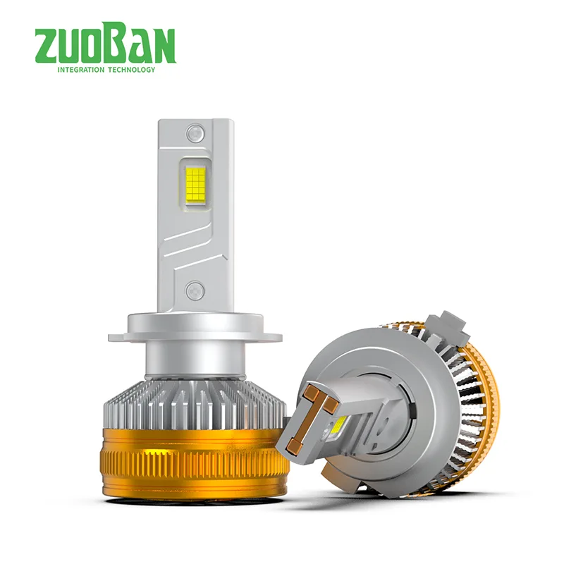 X20 Üçlü Mis Boru 200W Avtomobil LED Fara | Ağıllı Temperatur Nəzarəti, Ultra Parlaq və Fokuslanmış Şüa